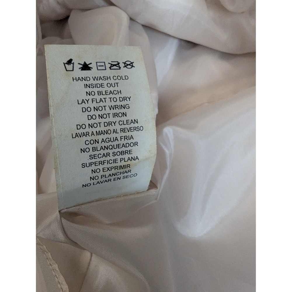 Morgan & Co Formal Gown Dress 5/6 Pink Gold Lace Tulle Satin Maxi Prom Evening - Picture 9 of 16